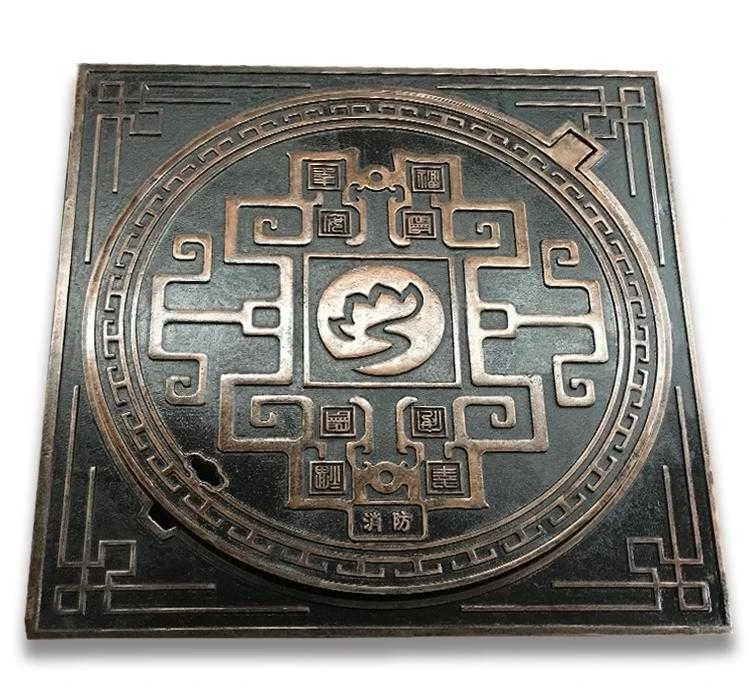 铸铁仿铜艺术井盖