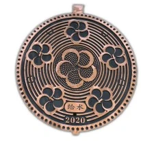 铸铁仿铜艺术井盖