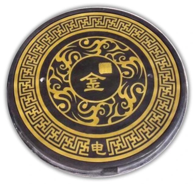 GMT彩色单色艺术井盖